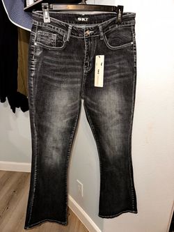 SKY Dark Wash Flare Jeans with Tags