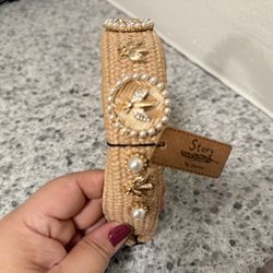 Handmade brown headband