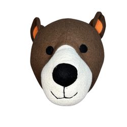 Pillowfort Bear Head 3D Plush Wall Mount Nursery Decor