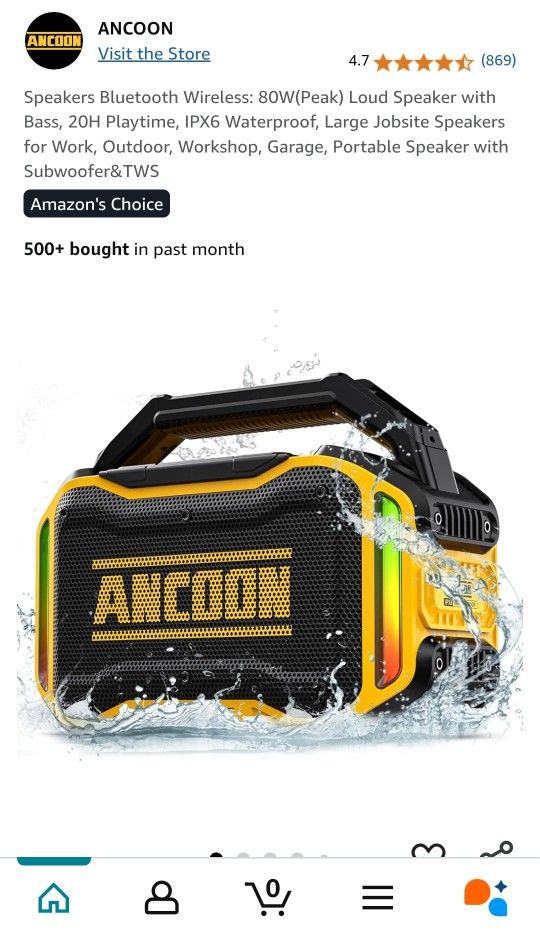 Ancoon Speakers Bluetooth Wireless
