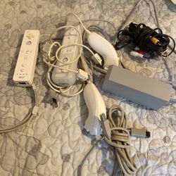Wii cables and controls