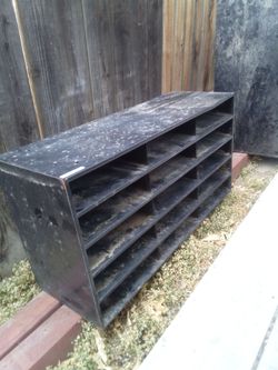 Metal Storage Bins/Shelves