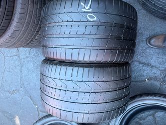 2 tires 295-30-19 Pirelli good condition $160 for 2 mounted and balanced