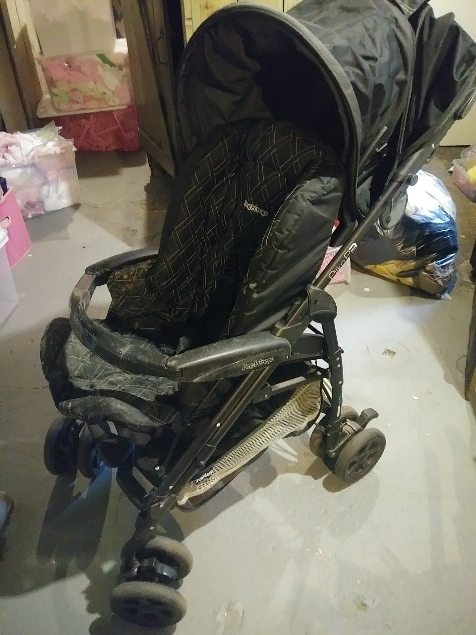 Black Peg Perego Stroller
