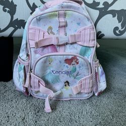 Great Condition Mackenzie Disney Princess Pottery Barn Castle Shimmer Mini Backpack
