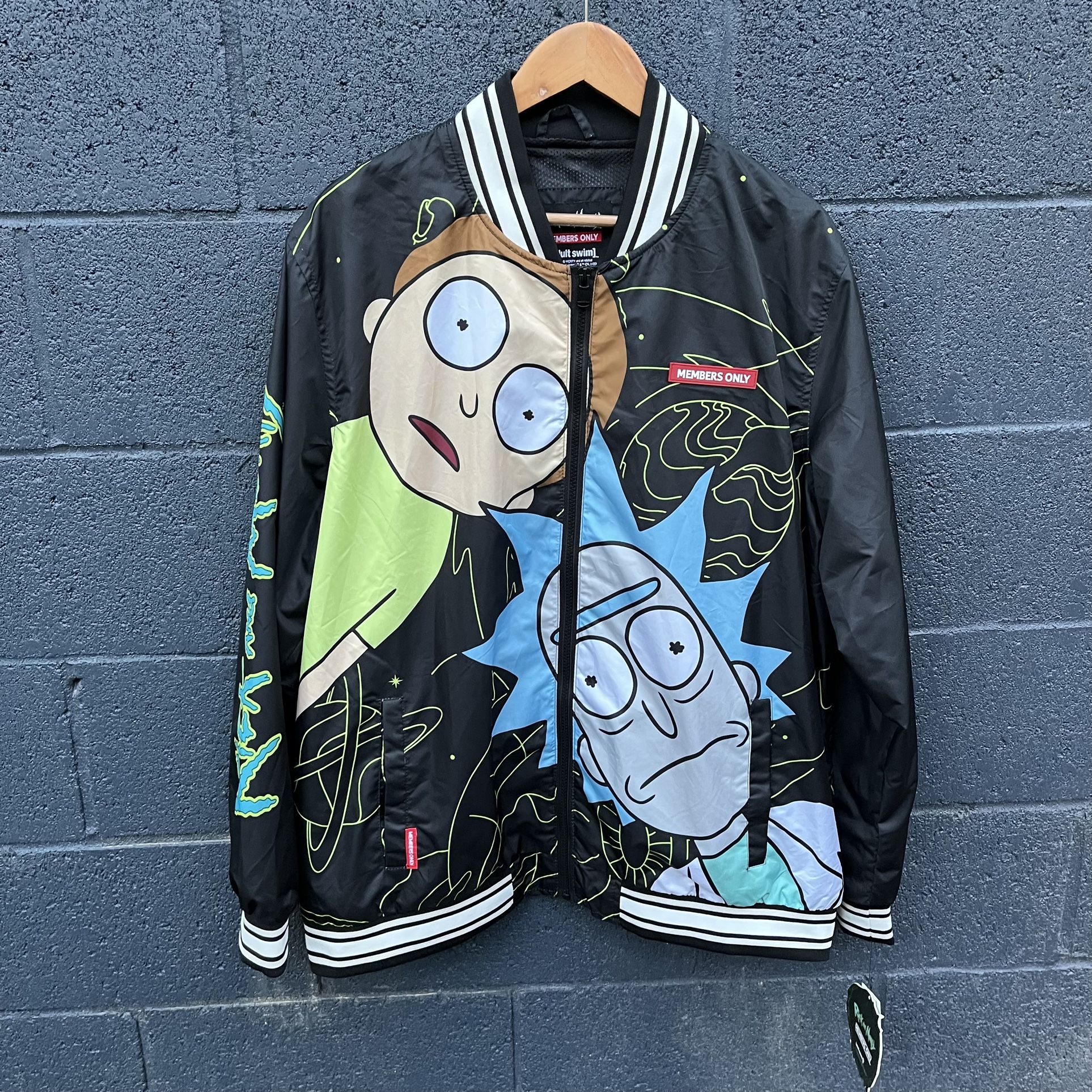 RICK & MORTY X MEMBERS ONLY BOMBER JACKET