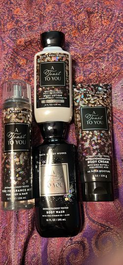 Bath and Body Works women’s A TOAST TO YOU fragrance set