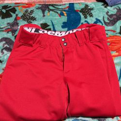 Red DeMarini Softball Pants 