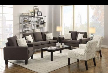 Sofa, love and chair set