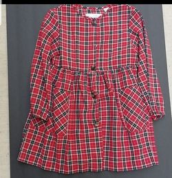 Zara toddler plaid dress size 4-5