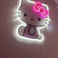 hello kitty led sign