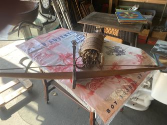 Late 1800s Laotian Crossbow Set – Original Arrows & Quiver