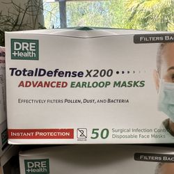 Total defense X200 Earloop masks -800 Pieces