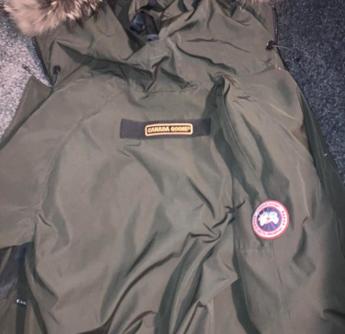 CANADA GOOSE BOMBER FUR JACKET