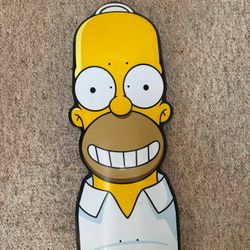Homer Simpson Licensed Design Santa Cruz Skateboards Deck