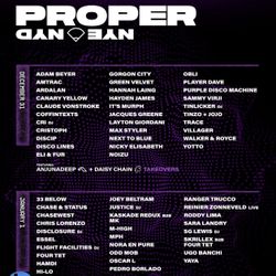 Proper NYE San Diego 12/31 Day 1 ticket 