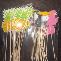 Hawaiian Theme Toppers