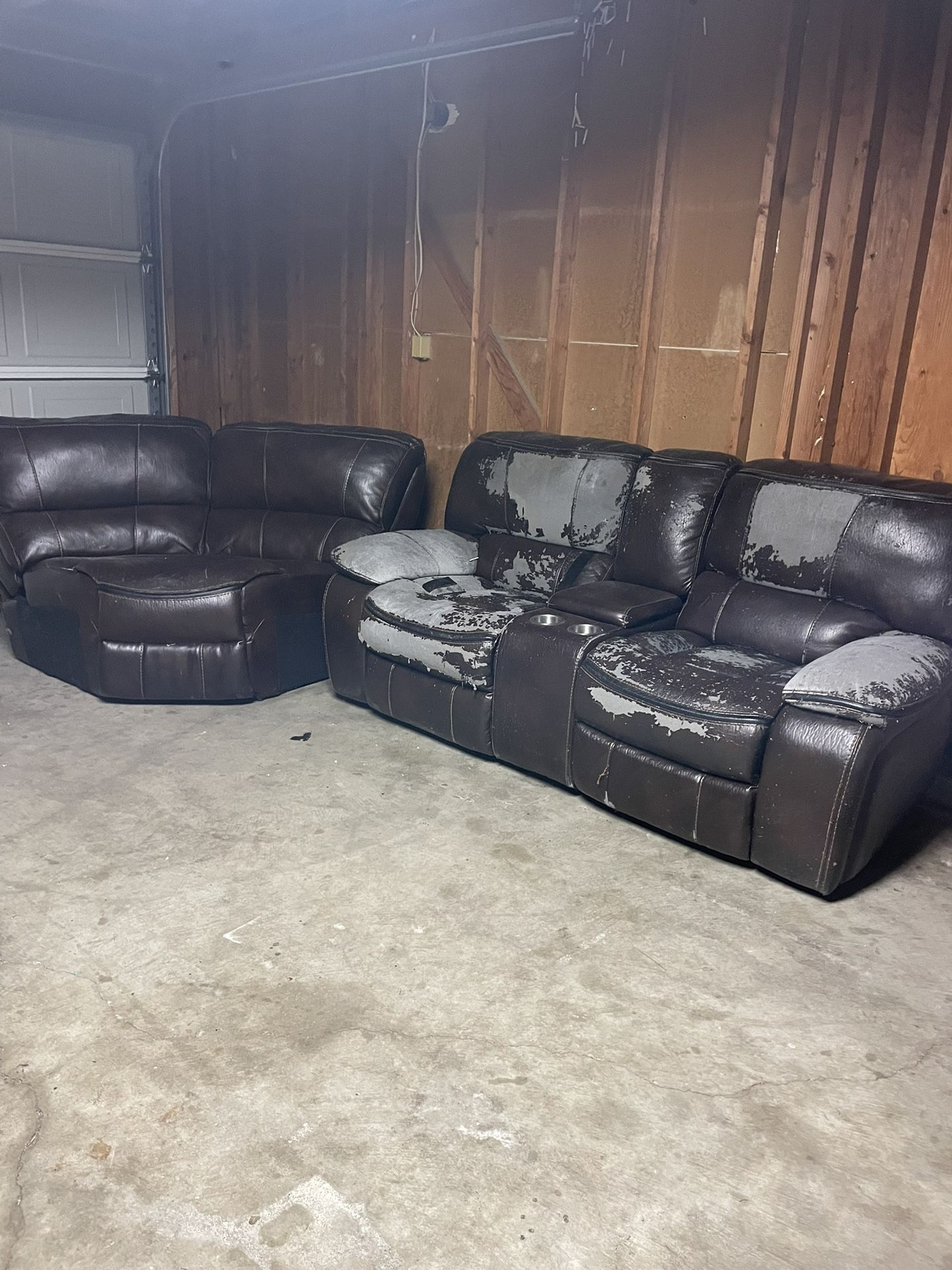 Free Sofa Recliner And Corner Piece