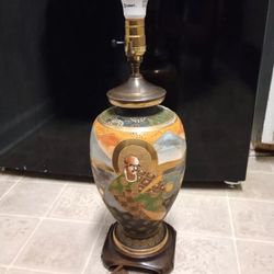 Satsuma Wood Base Lamp