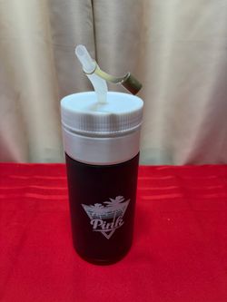 PINK Water Bottle with Straw Lid
