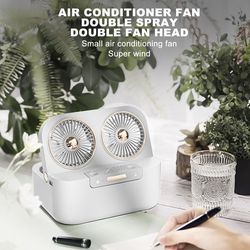 Cordless fan with mist