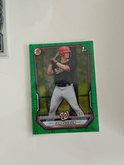 Sam Patersen /99 1st bowman trading card