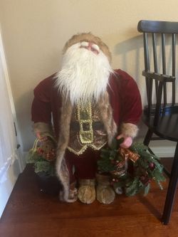 Santa Claus Christmas Decoration 34” Tall