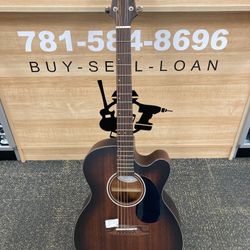 Mitchell T333CE-BST Solid Top Mahogany Auditorium Acoustic-Electric Guitar