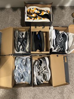 YEEZY, NEW BALANCE, NIKE SHOES FOR LOW (6 PAIR)