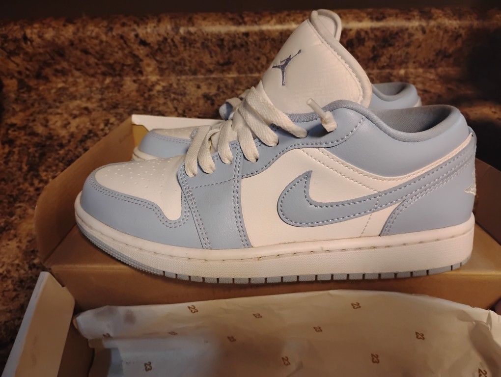 Nike Air Jordan Low Womens Size Football Grey/Aluminum White