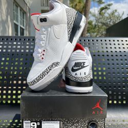 Jordan 3 JTH Super Bowl 2018 Size 9.5 Tinker Rare Gamma