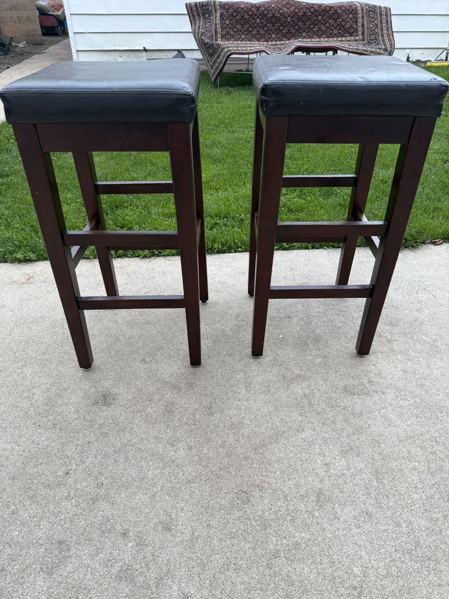Leather Bar Stool