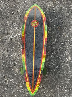 Santa Cruz Longboard Serape Dot Pintail Skateboard 