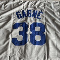DODGERS AUTOGRAPHED“ERIC GAGNE” JERSEY