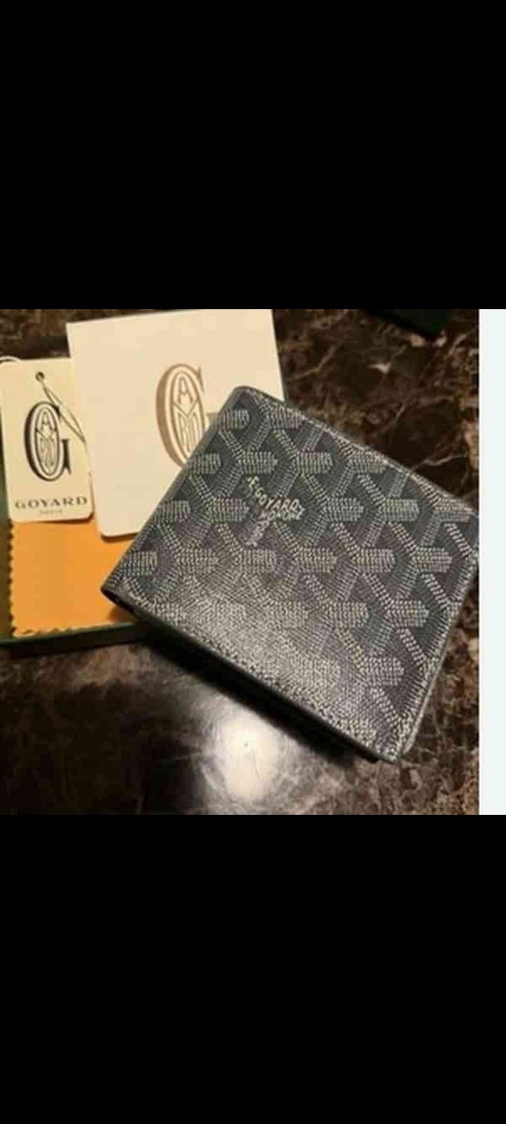 Goyard Victoire Bifold Wallet - Navy