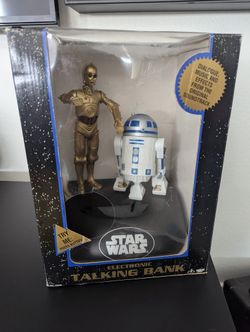 1995 Star Wars C-3P0 R2D2 Bank
