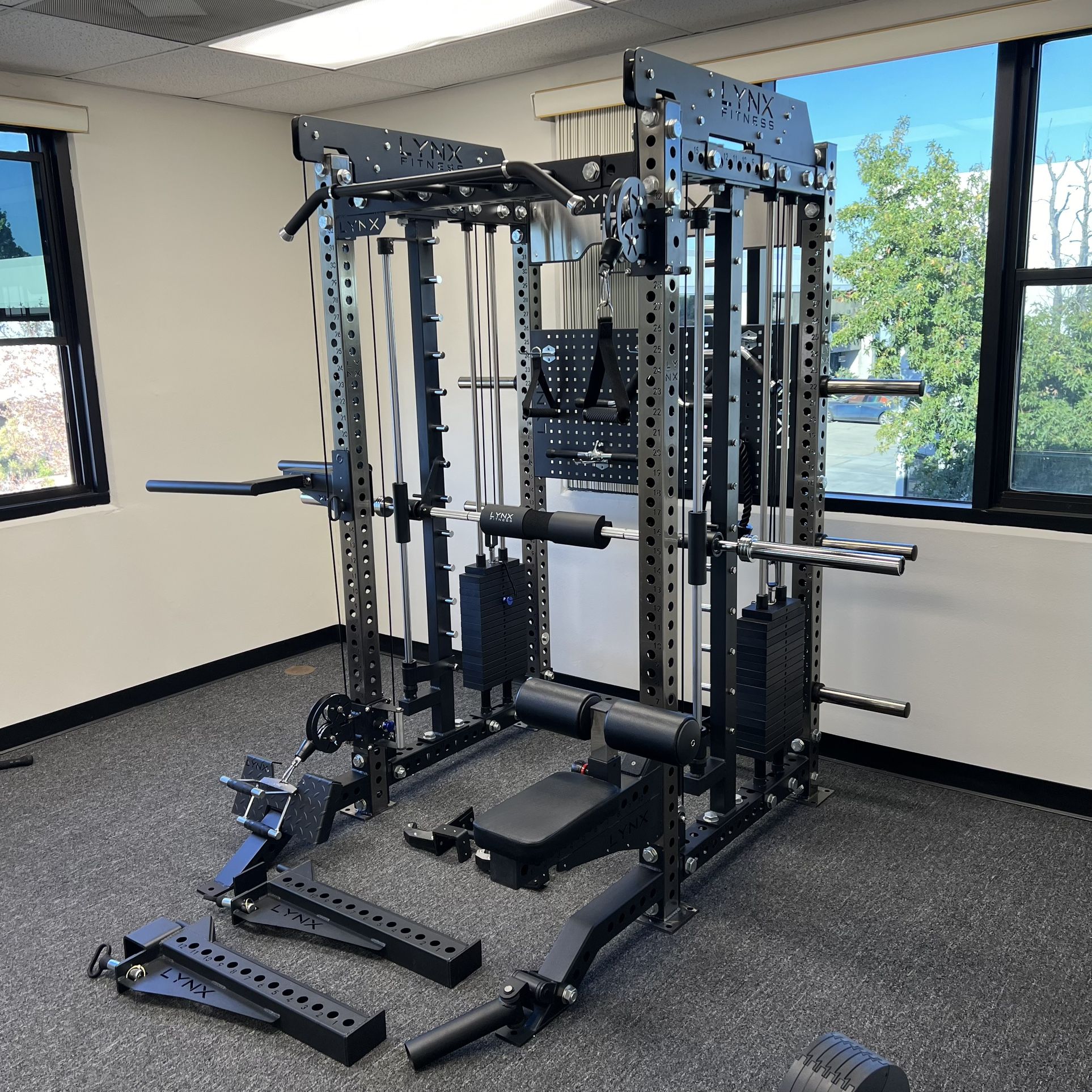 FREE DELIVERY🟢All In One Home Gym🟢 Functional Trainer🟢Smith Machine🟢Squat Rack🟢Cable Machine