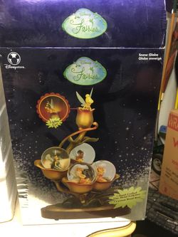 Disney Store Disney Fairies Light-Up Snow Globe Display (Read Description)