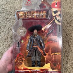 Pirates Of The Caribbean At Worlds End Barbossa Action Figure -The Disney Store