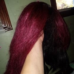 Burgundy Wig