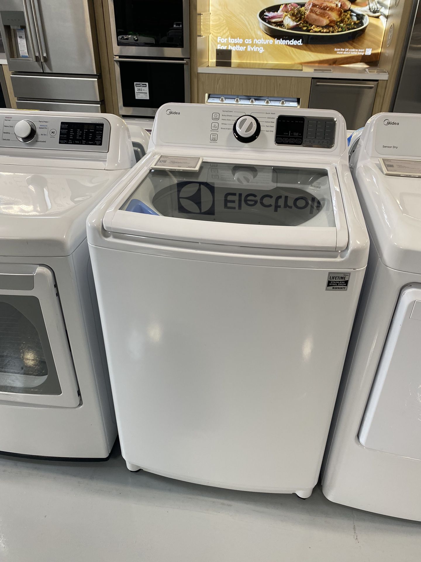 Midea White 4.5 Cu. Ft. Top Load Washer With Agitator