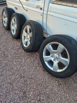 Silverado 20 inch ltz wheels tahoe suburban  rims 6 lug chevy