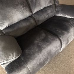 Dual Reclining Theater Sofa New 