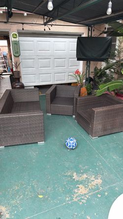 Outdoor Wicker Patio Furniture Set