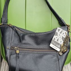 The Sak Sequoia Medium Leather Hobo Shoulder Bag