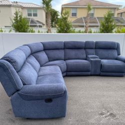 Sofa/Couch Sectional - Recliner - Chenille  - Delivery Available 🚛