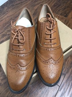 ASOS Design Manic Flat Brogues