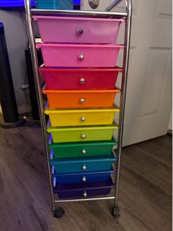 Makeup organizer cart