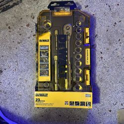 Dewalt 23 Piece 1/2 Drive Socket Set 