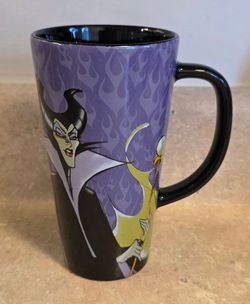 Disney Parks Villian Malificent Sleeping Beauty Tall Latte Mug Coffee Cup